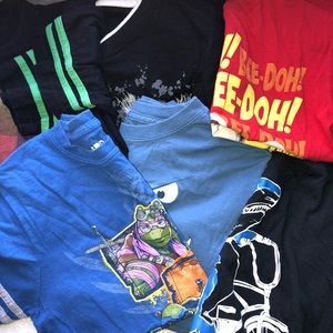 Bundle of SIX Boys 10/12 Tees